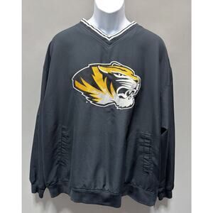 Vintage Missouri Tigers Pro Player Mizzou NCAA Windbreaker Lined Jacket Size XL